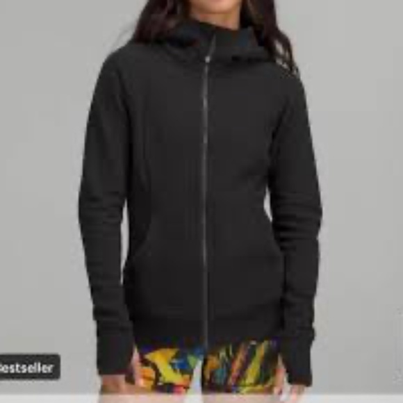 Lululemon Scuba Full-Zip Hoodie Size 6 in Black - Picture 3 of 3